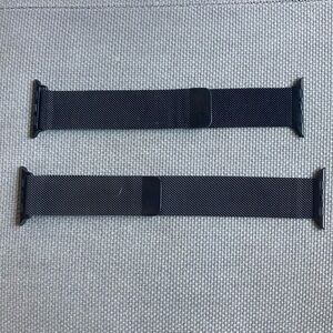 Black Mesh Apple Watch band - 42MM